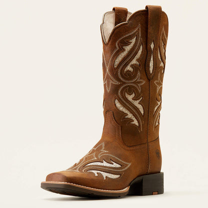 Ariat Womens Round Up Bliss Wide Square Toe Western Boot