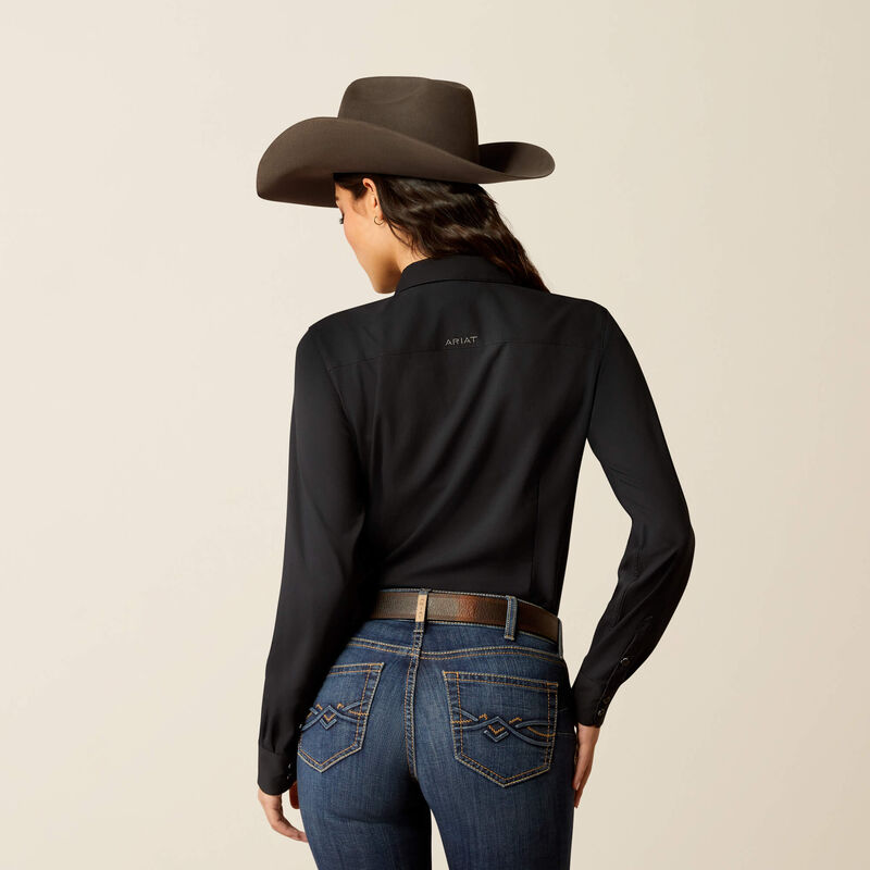 Women's Ariat Kirby Pro Shirt - BLACK