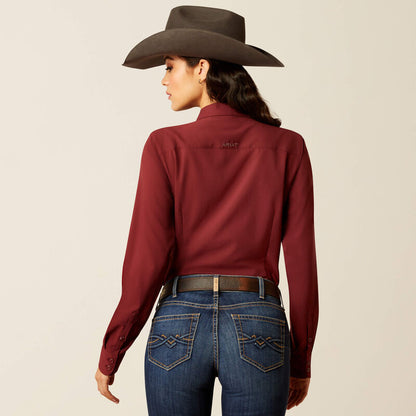 Women's Ariat Kirby Pro Shirt - TAWNY PORT