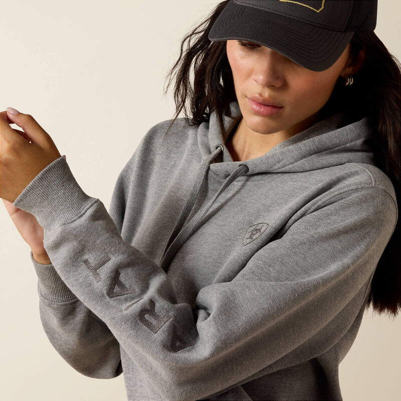 Ariat - Womens - Ariat Logo 2.0 Hoodie - Grey