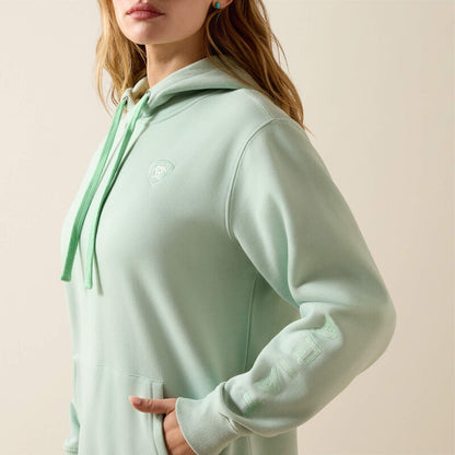 Ariat - Womens - Ariat Logo 2.0 Hoodie - Slit Green