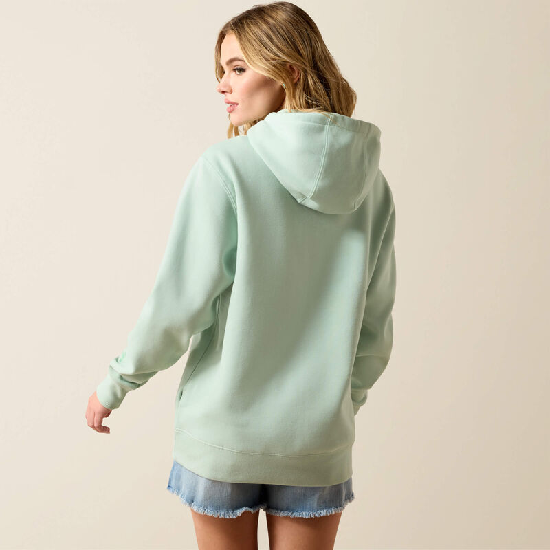 Ariat - Womens - Ariat Logo 2.0 Hoodie - Slit Green