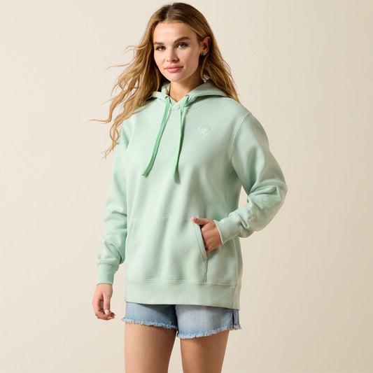 Ariat - Womens - Ariat Logo 2.0 Hoodie - Slit Green