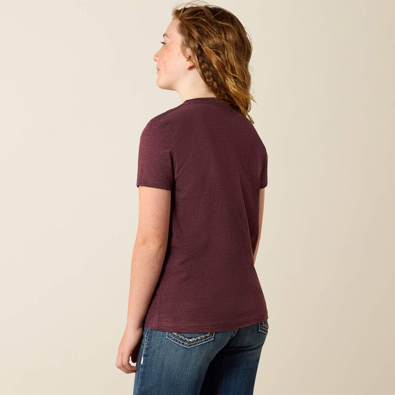 Ariat Girls Ariat Skulls Florals T-Shirt