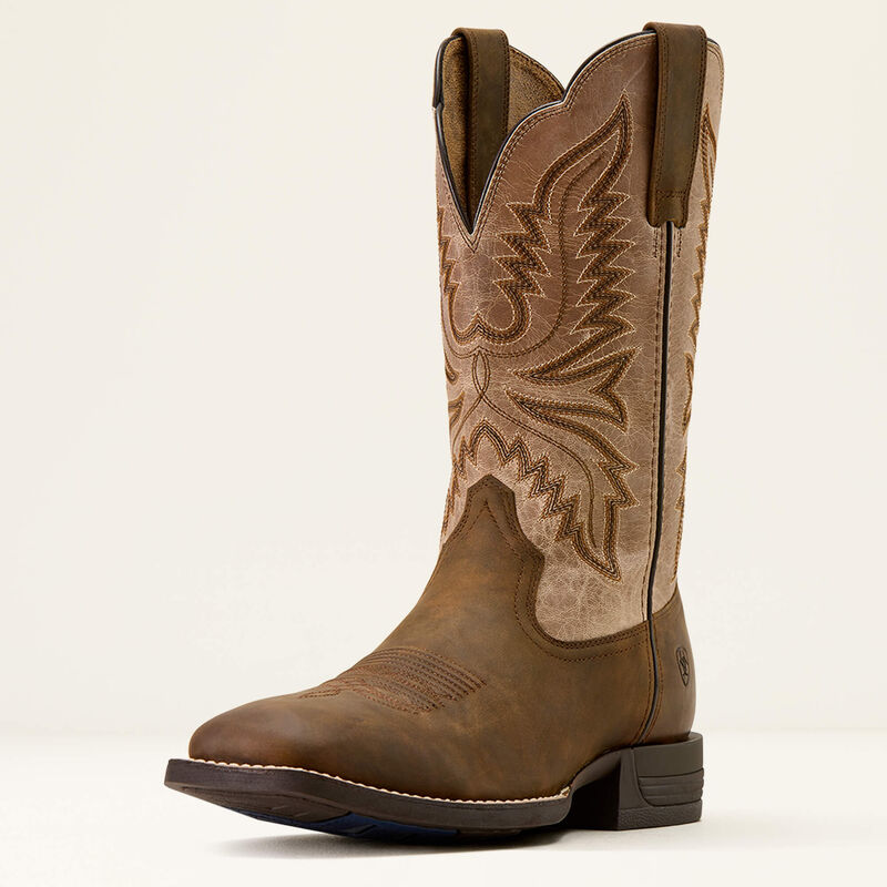 Men's Ariat Brush Creek Wide Square Toe Cowboy Boot