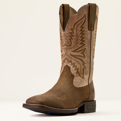 Men's Ariat Brush Creek Wide Square Toe Cowboy Boot