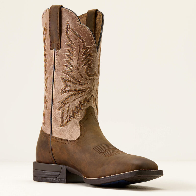 Men's Ariat Brush Creek Wide Square Toe Cowboy Boot