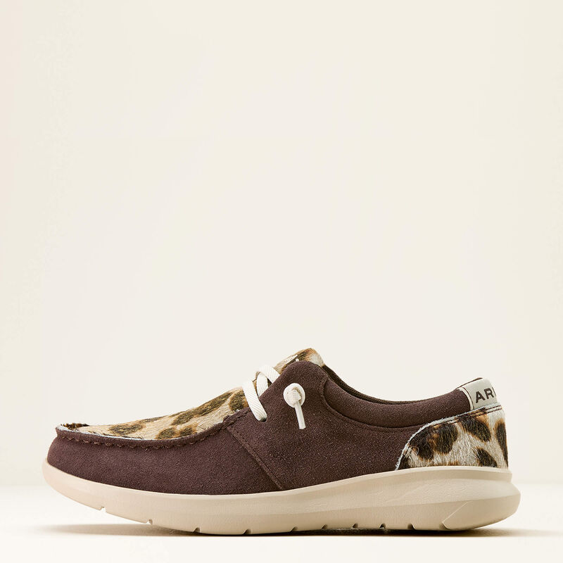 Ariat Women´s Hilo - CHOCOLATE SMOKE/GILDED LEOPARD HAIR ON