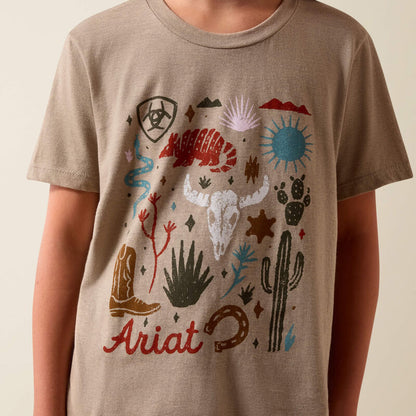 Ariat - Girls Western Collage T-Shirt