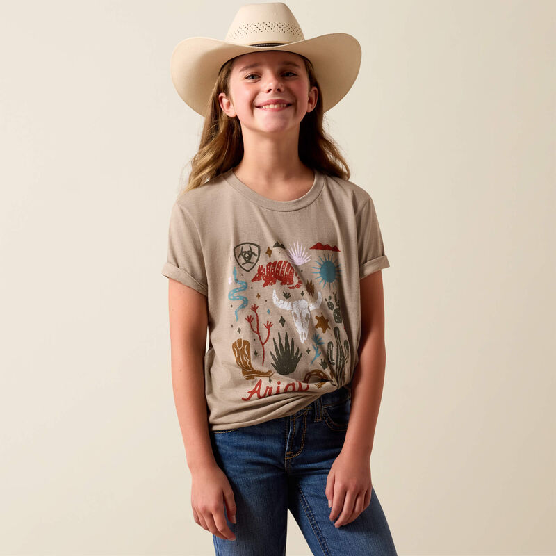 Ariat - Girls Western Collage T-Shirt