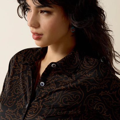 Women's Ariat Homestyle Long Sleeve Shirt - Boot Scootin'