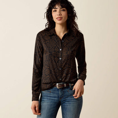 Women's Ariat Homestyle Long Sleeve Shirt - Boot Scootin'