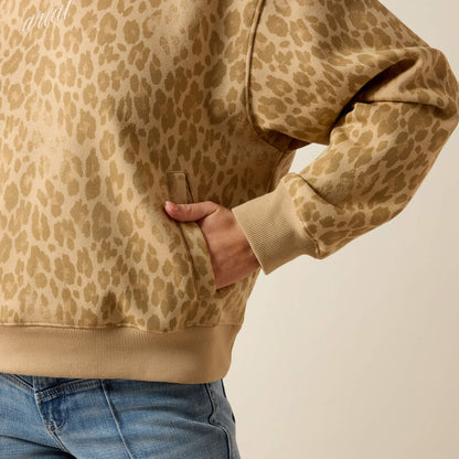 Ariat Womens Essential Hoodie - Faded Leopard