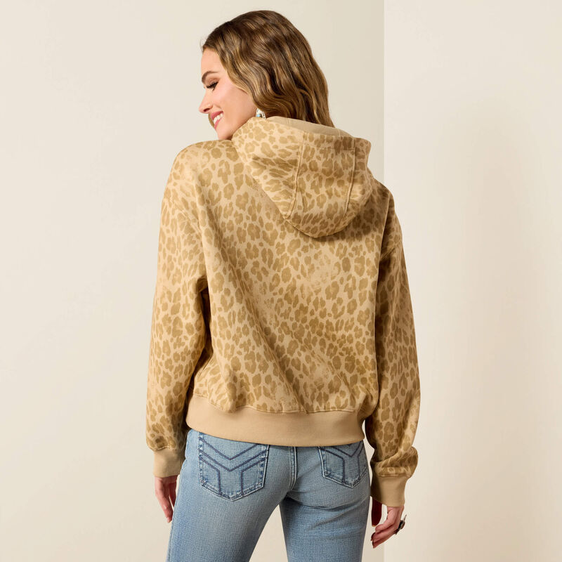 Ariat Womens Essential Hoodie - Faded Leopard