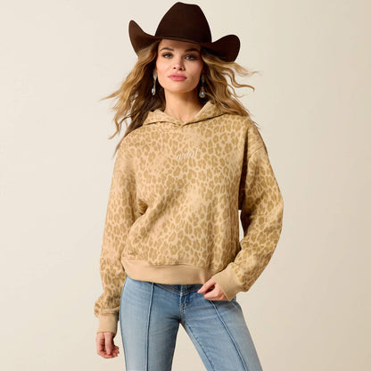 Ariat Womens Essential Hoodie - Faded Leopard
