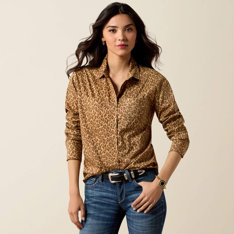 Women's Ariat Everything Shirt - Faded Leopard