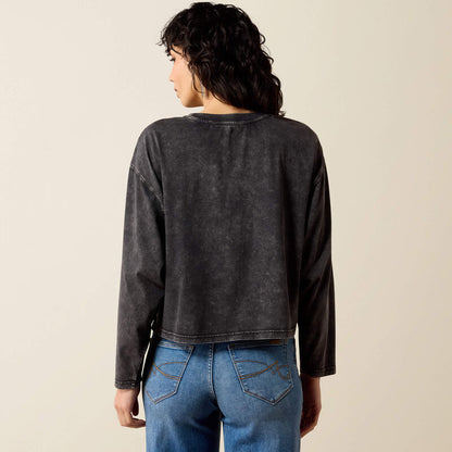 Ariat Womens Steer Story Long Sleeve T-Shirt