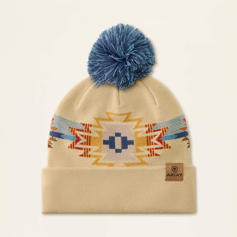 Ariat- Womens Serape Beanie - Natural