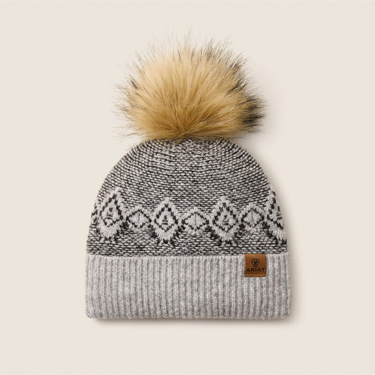 Ariat- Womens Willow Beanie - Grey