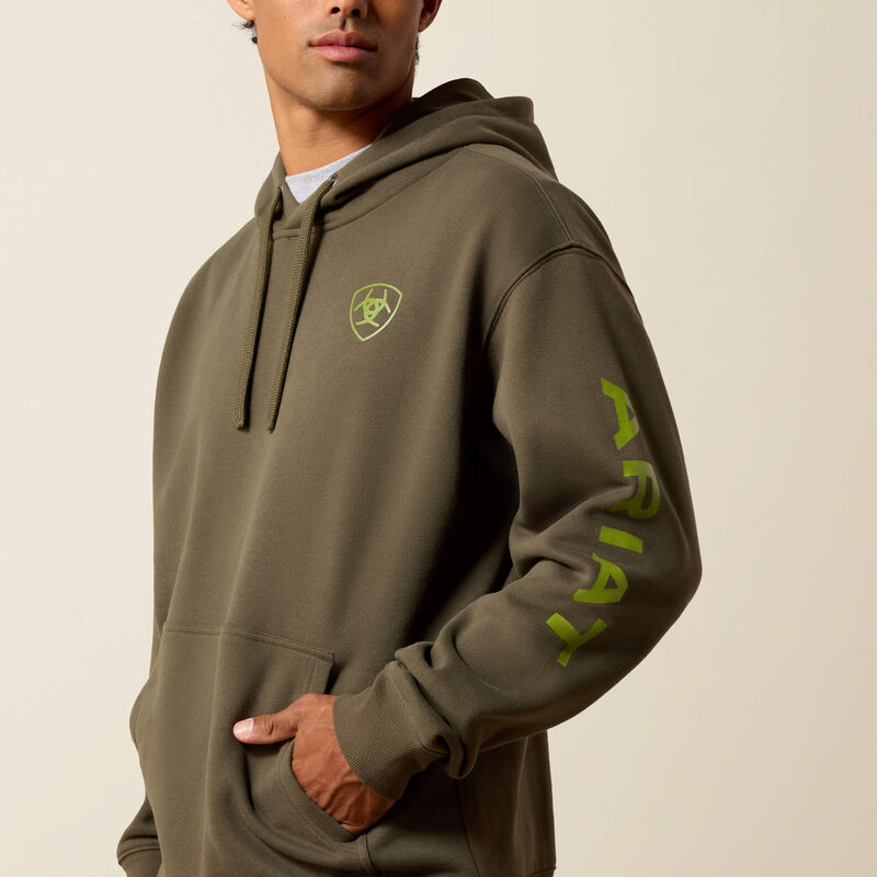 Ariat - Mens Ariat Logo Hoodie - Grape Leaf
