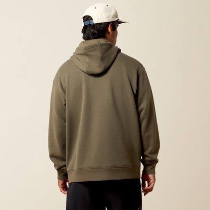 Ariat - Mens Ariat Logo Hoodie - Grape Leaf