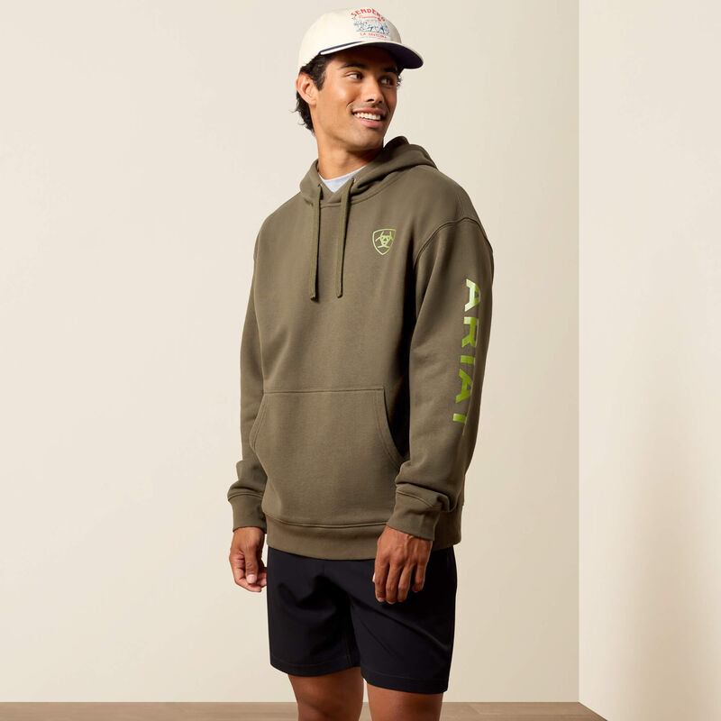 Ariat - Mens Ariat Logo Hoodie - Grape Leaf