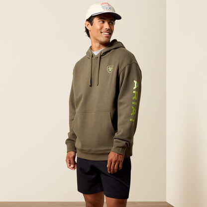 Ariat - Mens Ariat Logo Hoodie - Grape Leaf
