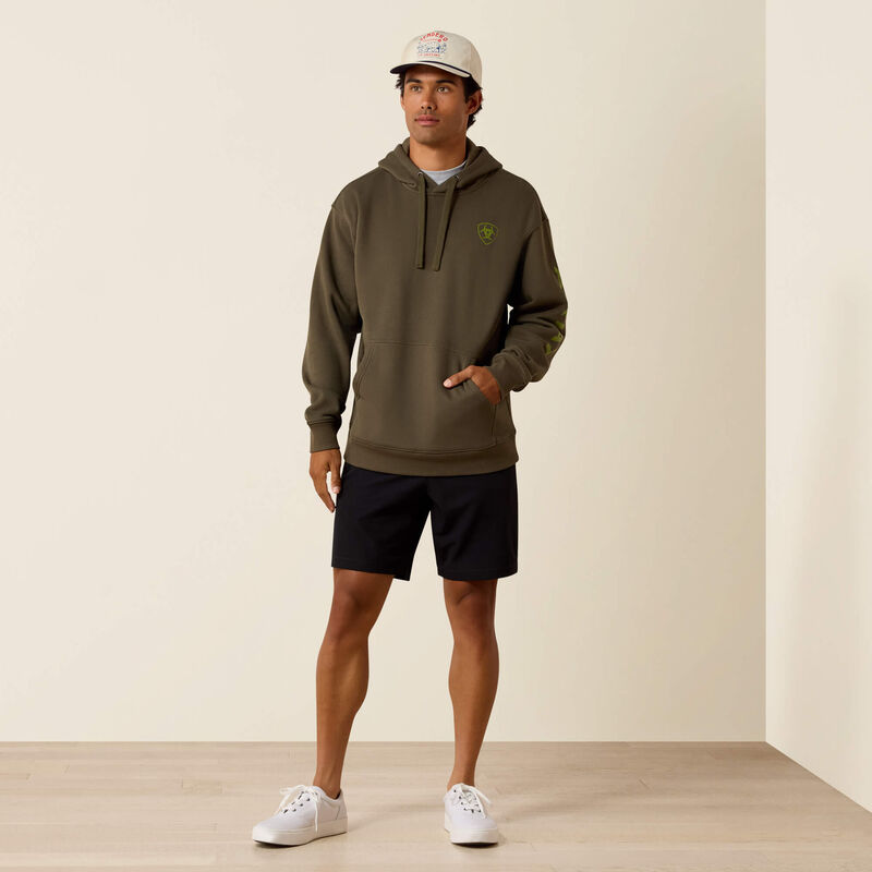 Ariat - Mens Ariat Logo Hoodie - Grape Leaf