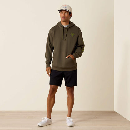 Ariat - Mens Ariat Logo Hoodie - Grape Leaf