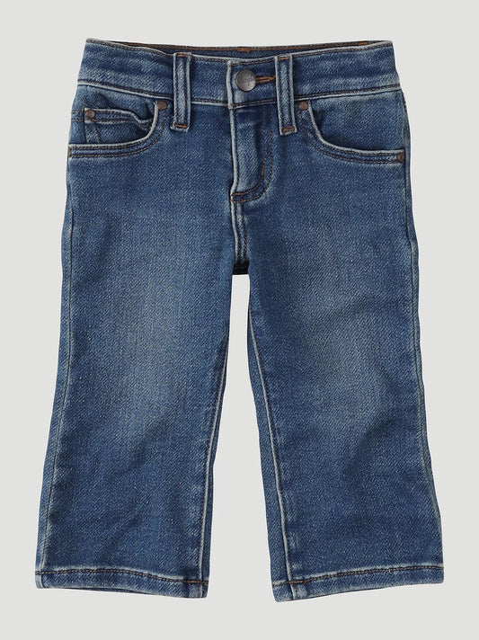 Wrangler Little Boy's Stitched Pocket Bootcut Jean - Ropin