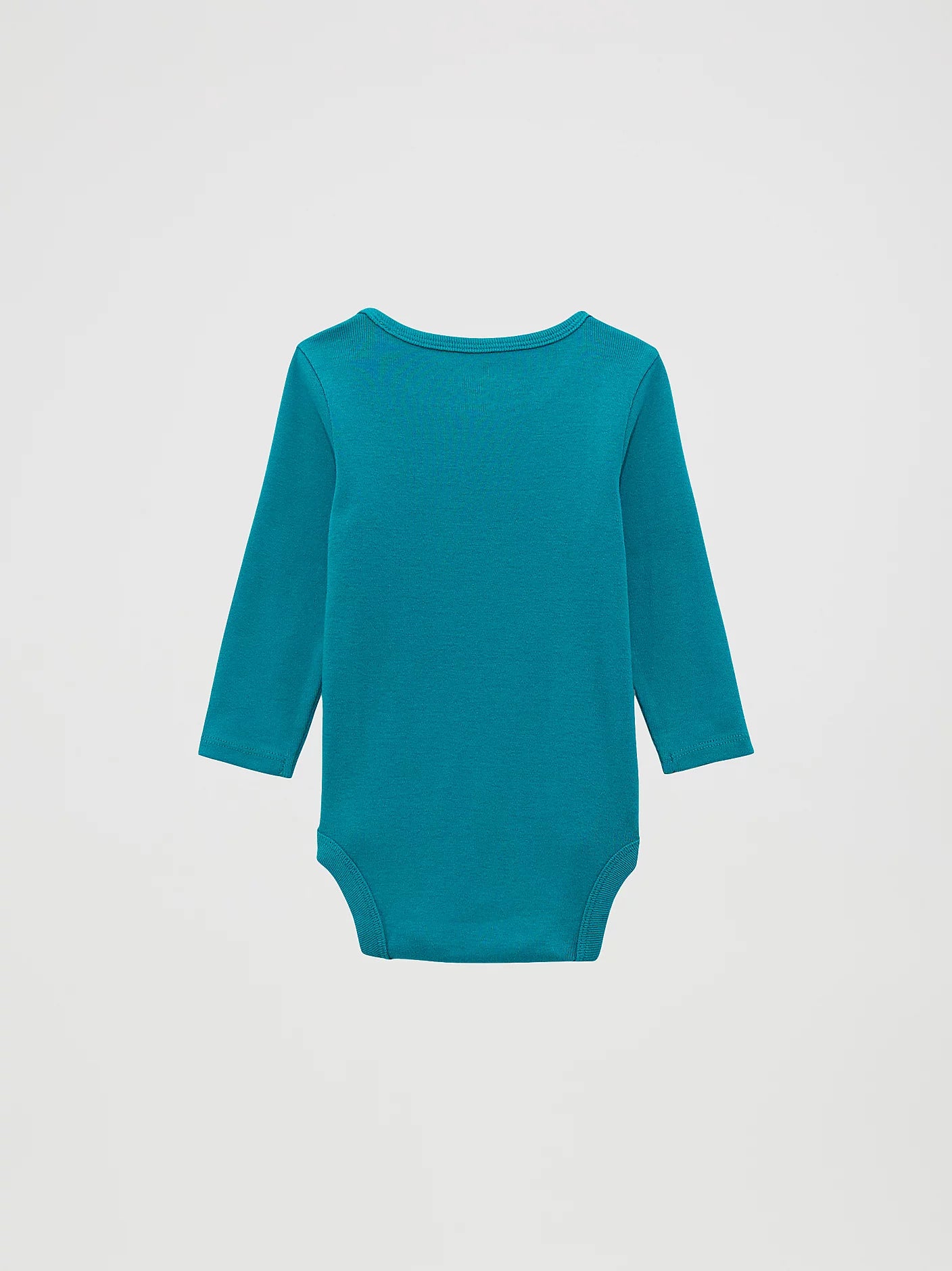 Wrangler's Baby Girls  Long Sleeve Graphic Knit Bodysuit - Teal Necklace