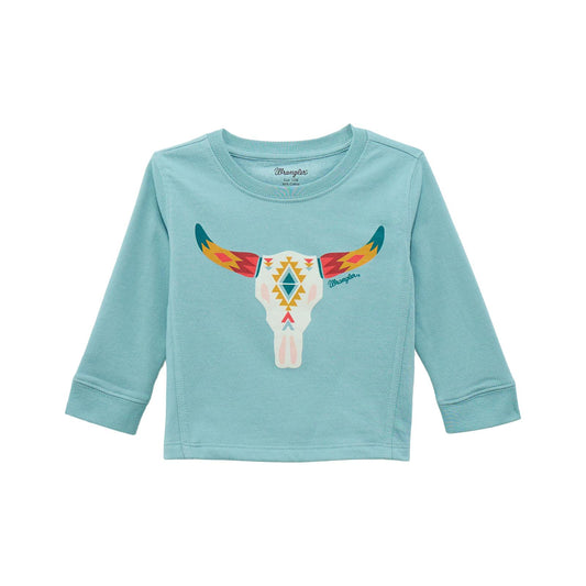 Wrangler® Baby Girl Sweatshirt Crew - Blue
