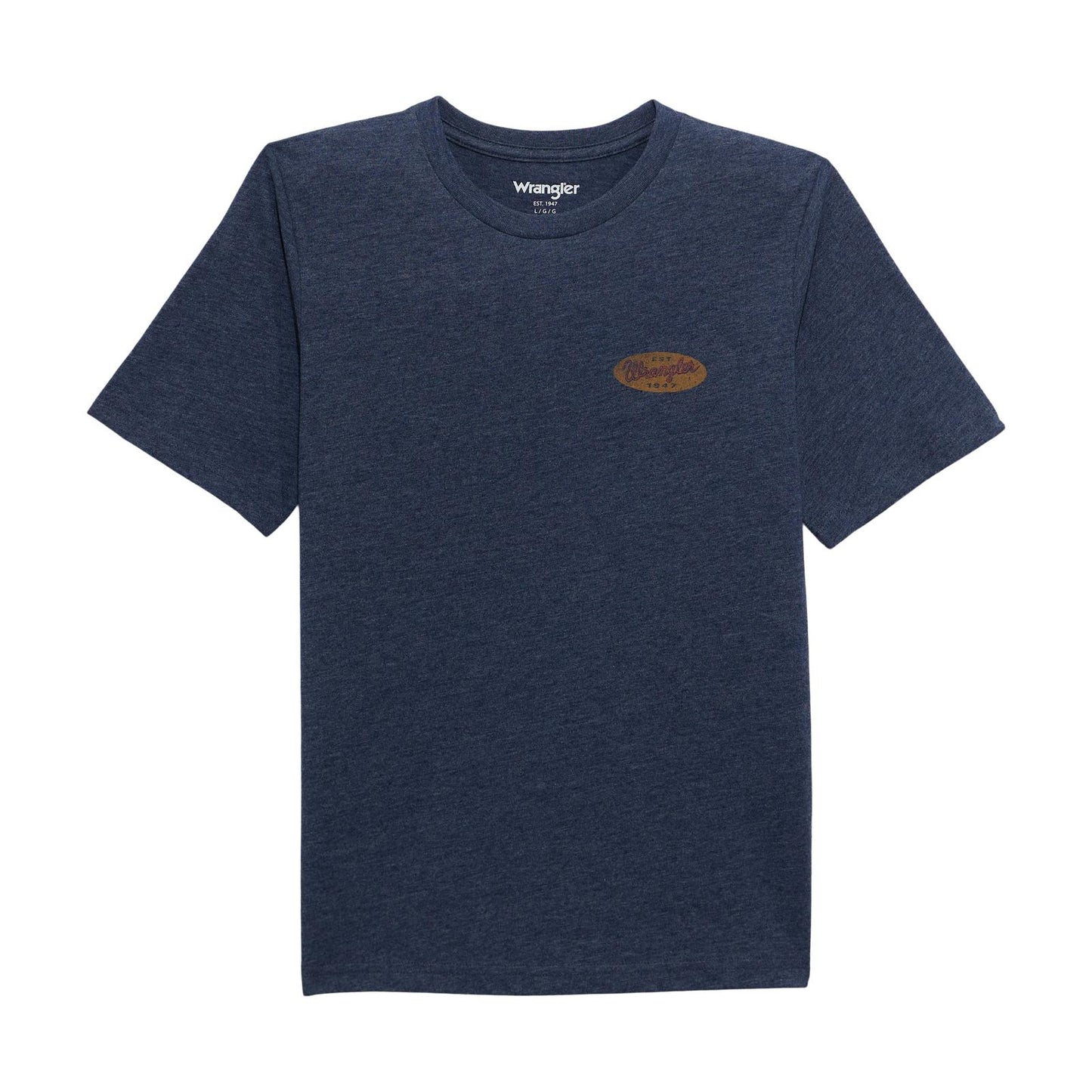 Wrangler® Boys Short Sleeve Graphic T-Shirt - Dress Blues Heather