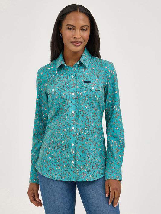 Women's Wrangler® Performance Aria Shirt - Green