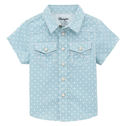 Wrangler®  Baby Boy Short Sleeve Shirt - Blue
