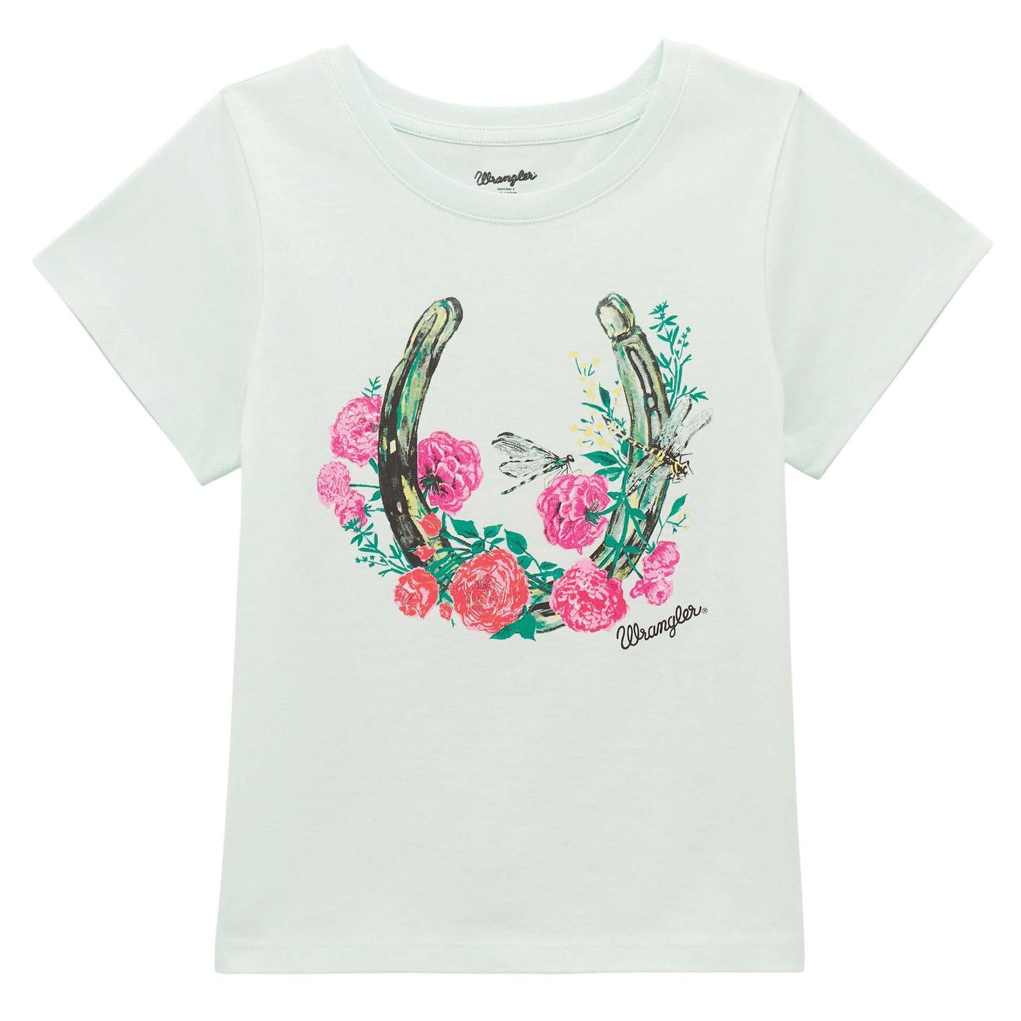 Wrangler Girls Short Sleeve T-Shirt - Blue