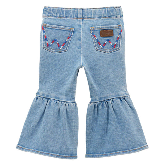 Wrangler® Baby Girl Flare Jean - Sky