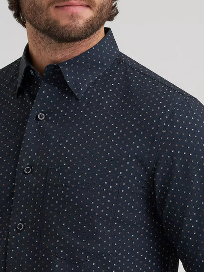 Wrangler Mens  - X Cody Johnson Long Sleeve Performance Shirt - Classic Fit - Buttons - D Spots