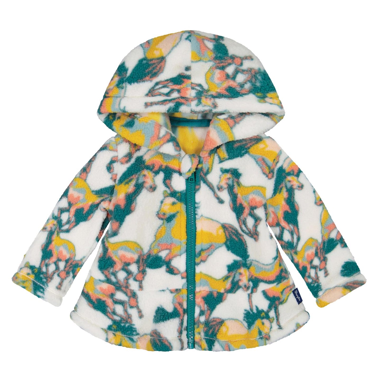 Wrangler® Wrangler® Baby Girls Fleece Full Zip - White