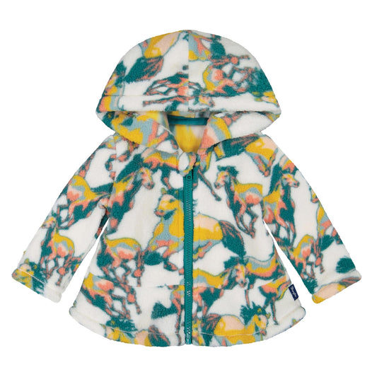 Wrangler® Wrangler® Baby Girls Fleece Full Zip - White