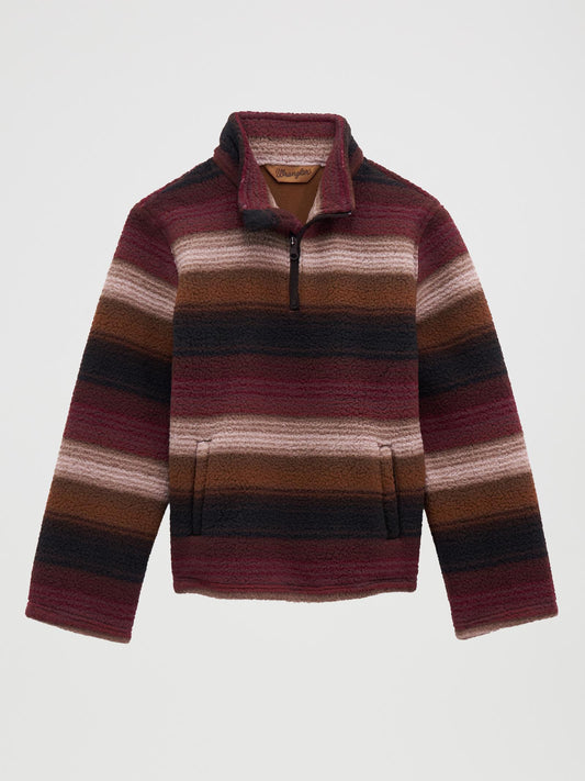 Wrangler Boys 1/4 Zip Hay Away Sherpa