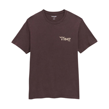 Men's Wrangler® Graphic Short Sleeve T-Shirt - Regular Fit - Seal Brown