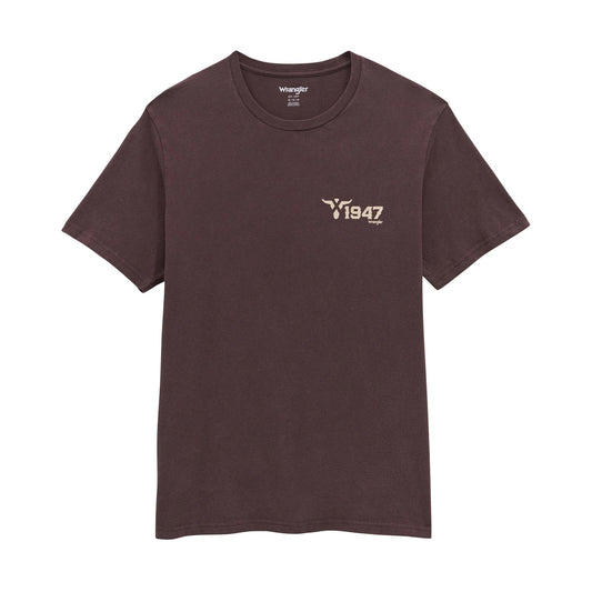 Men's Wrangler® Graphic Short Sleeve T-Shirt - Regular Fit - Seal Brown