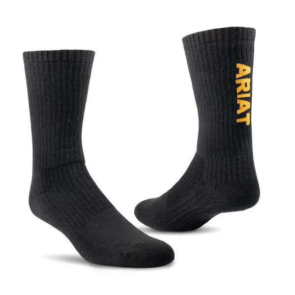 Ariat Work - Premium Ringspun Cotton Crew 3-Pair Socks