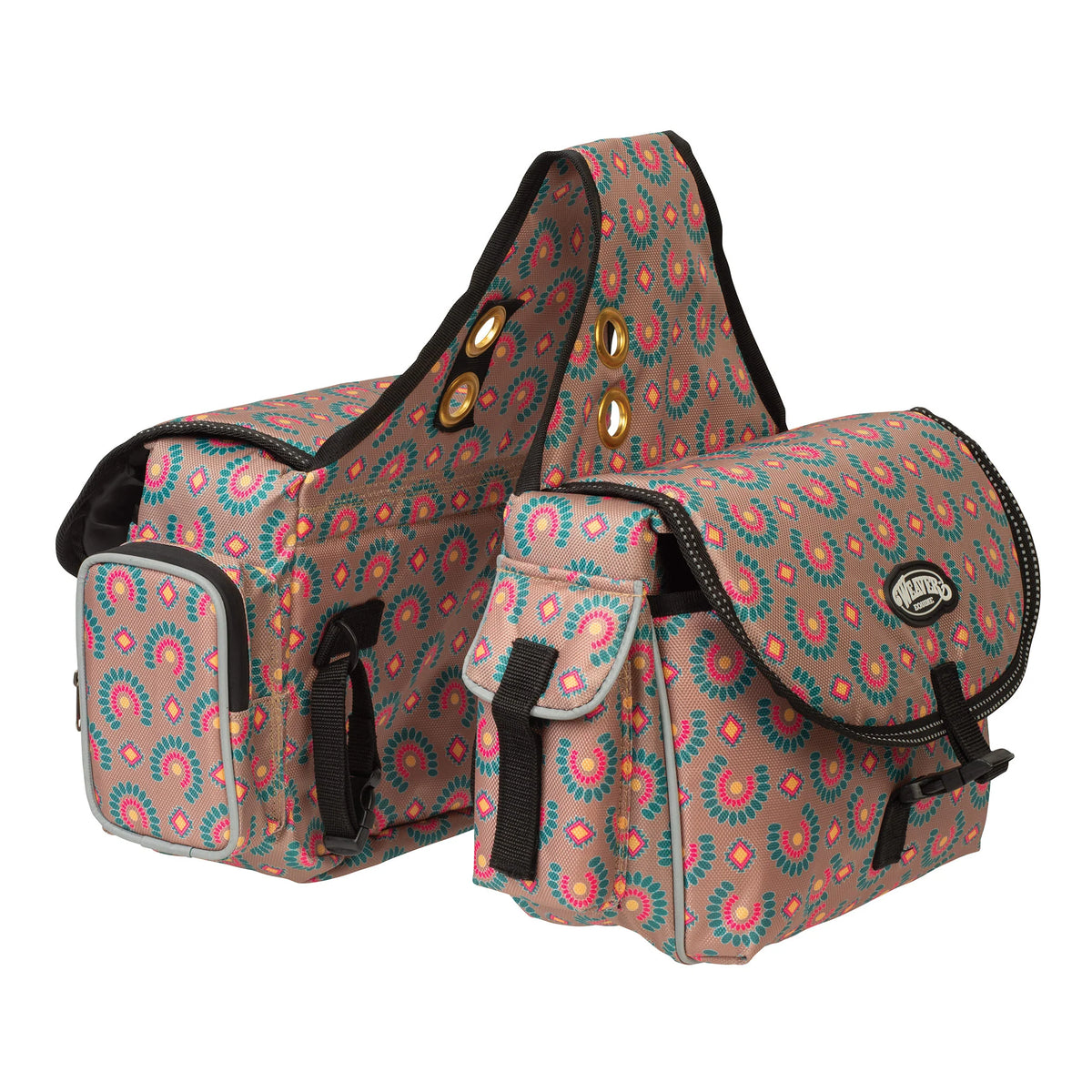Weaver Trail Gear  Saddle Bag - Blossom Blast