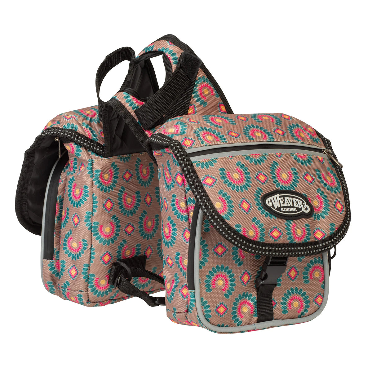 Weaver Trail Gear Pommel Bag - Blossom Blast