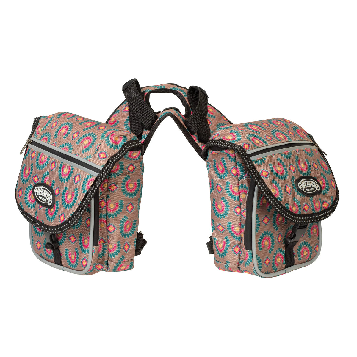 Weaver Trail Gear Pommel Bag - Blossom Blast
