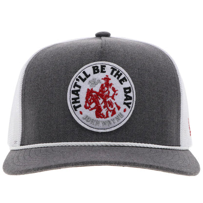 Hooey - "John Wayne" Trucker Hat Grey/White