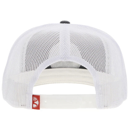 Hooey - "John Wayne" Trucker Hat Grey/White