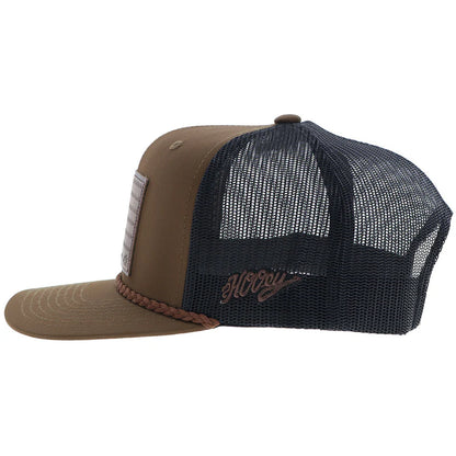 Hooey - "Liberty Roper" Brown/Black w/Leather Patch